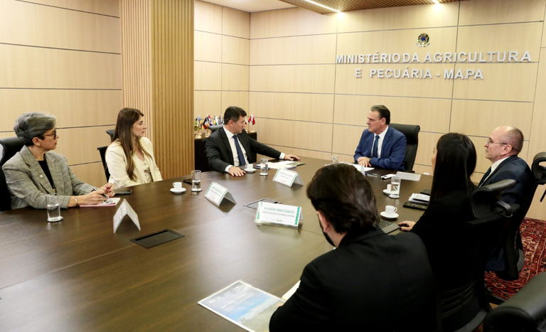 Em reunião com representantes da Aiba, Ministro Carlos Fávaro em reunião com representantes da Aiba